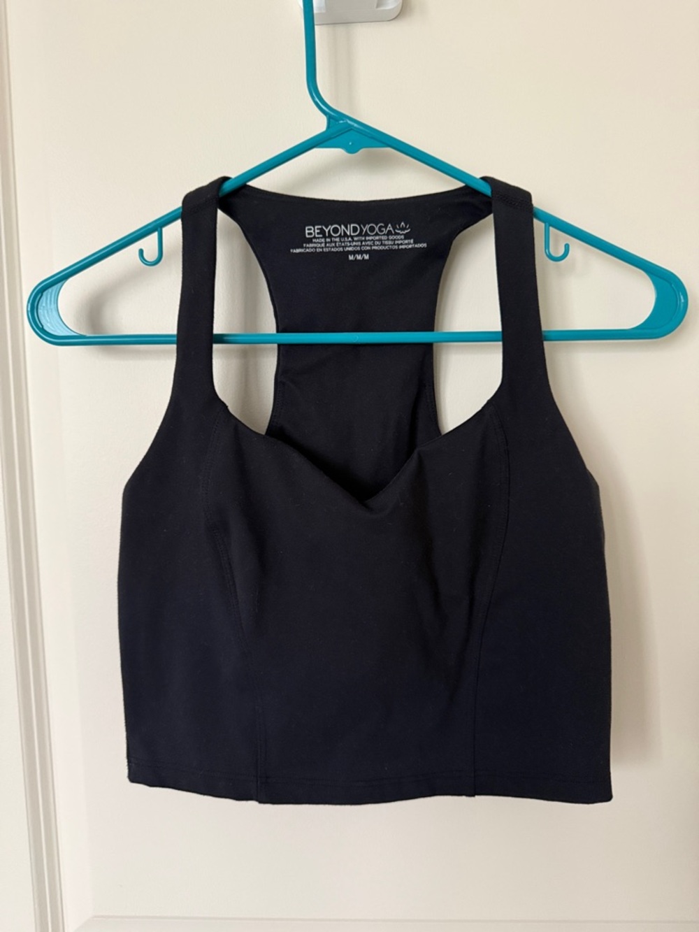 Beyond Yoga Black Crop Tank